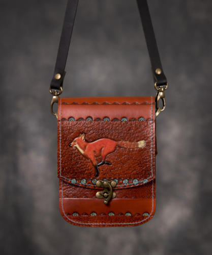 New!  Fox purse